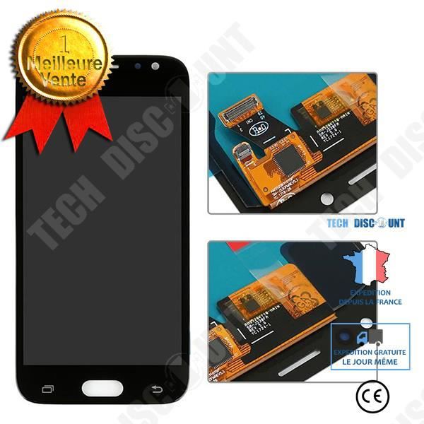 TD® Komplet berøringsglas + LCD-skærm til SORT Samsung Galaxy J5 Pro 2017 J530 SM-J530F + Værktøjssæt