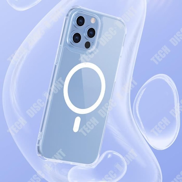 TD® Clear telefonfodral för iPhone 14 Pro Högt skyddande magnetisk design Fingeravtrycksresistent