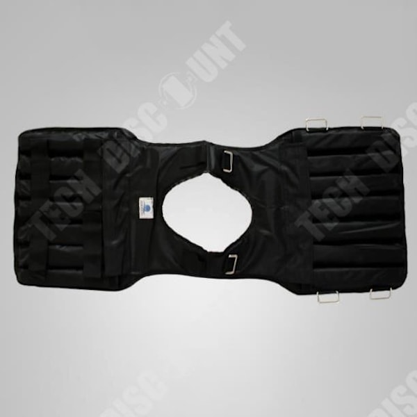 TD® Invisible viktbärande väst Justerbar löpträningsväst Andas svett med 5 kg stålplåt