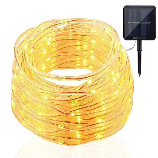TD® Vattentät utomhus Solar String Light Garland Party Födelsedag Jul Lysande Belysning Dekoration Energisparande