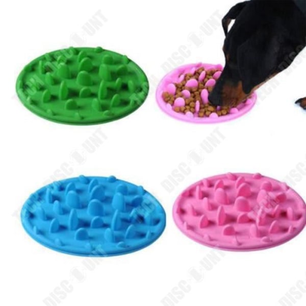 TD® Anti-Slowlap Skål til Hund og Kat, Foder- og Kibbledispenser - Rosa / Bedre Fordøjelse / Langsom Fodring
