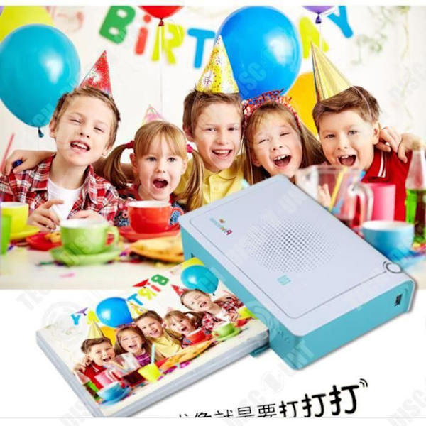 TD® Printer Prinhome bærbar trådløs fotoprinter P461
