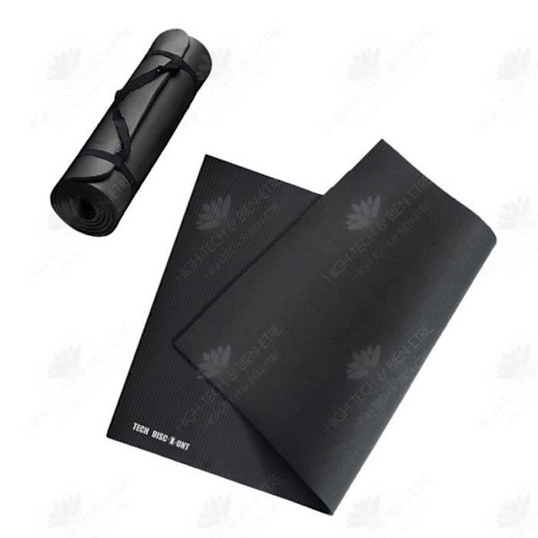 HTBE® Yoga måtte 15mm tyk skridsikker holdbar træningsmåtte fitness måtte skridsikker yoga træningsmåtte