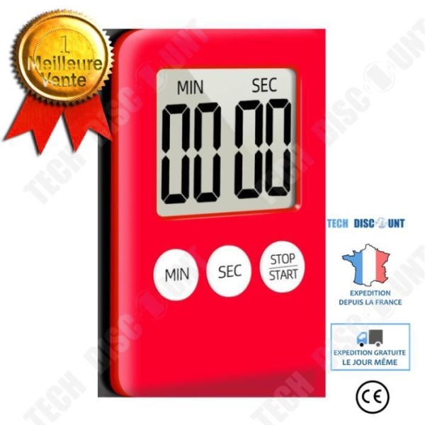TD® MAGNETISK ELEKTRONISK TIMER KØKKENREDSKAB FLERE FARVER