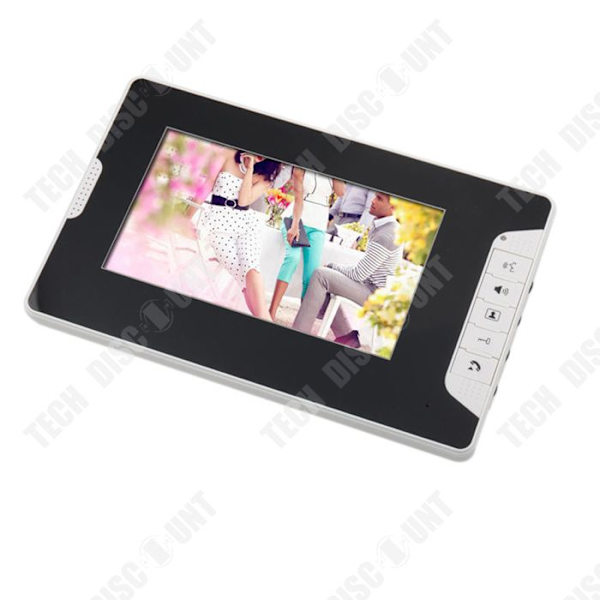 TD® Synlig dörrklocka 7 tum HD LCD Night Vision Vattentät Justerbar vinkel utomhusdörrklocka