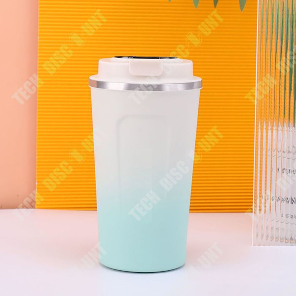 TD® kaffemugg 510ML 304 rostfritt stål frostad kaffemugg Termisk termisk mugg Varm och kall resemugg