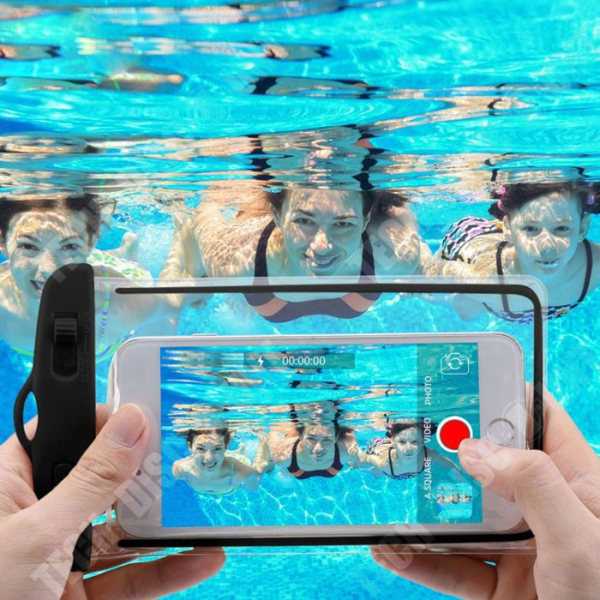 TD® vattentät mobiltelefonväska Klart vattentätt smartphonefodral för campingbevattning Kajakpaddling Fiske Rafting