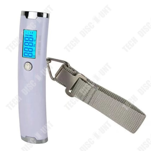 TD® Portable Bagage Scale LCD Bakgrundsbelysning Blå skärm Precisionskrokdesign