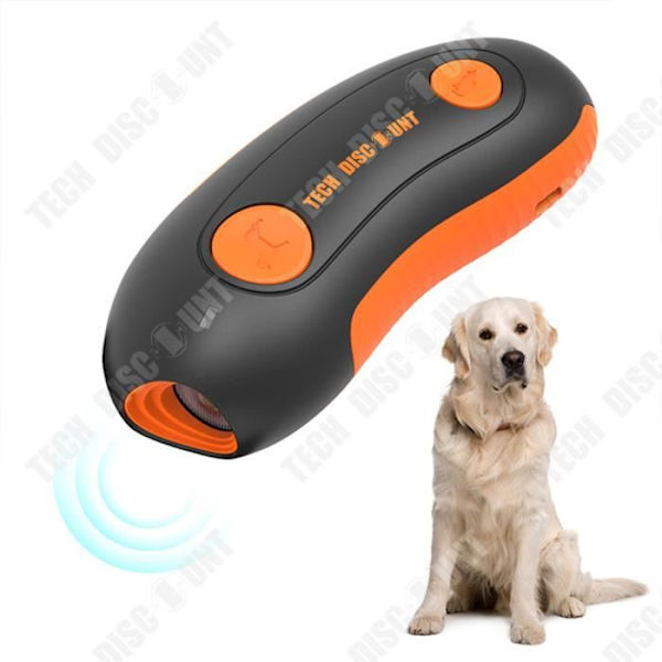 TD® Dog Bark Control Device Pocket Trainer Sonic Dog Repeller Uppladdningsbar bärbar elektronisk hundtåg