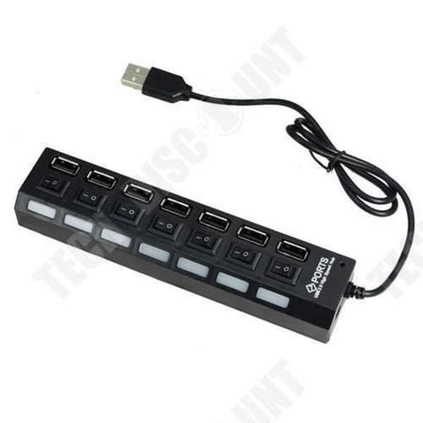 TD® USB-uttag förlängningsportar Anslut flera grenuttag med indikatorlampa för anslutning