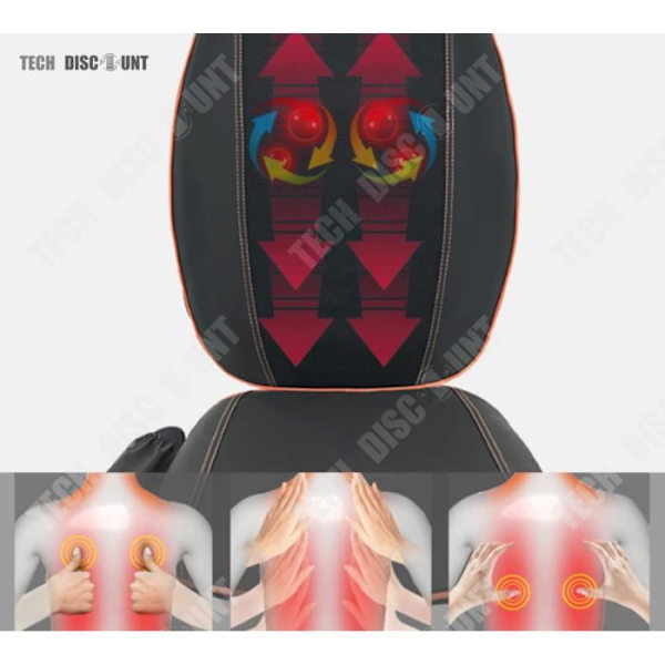 TD® Multifunktionell massagekudde för, nacke hela kroppen hemmakontor bil vibration, mode helkroppsmassage säte
