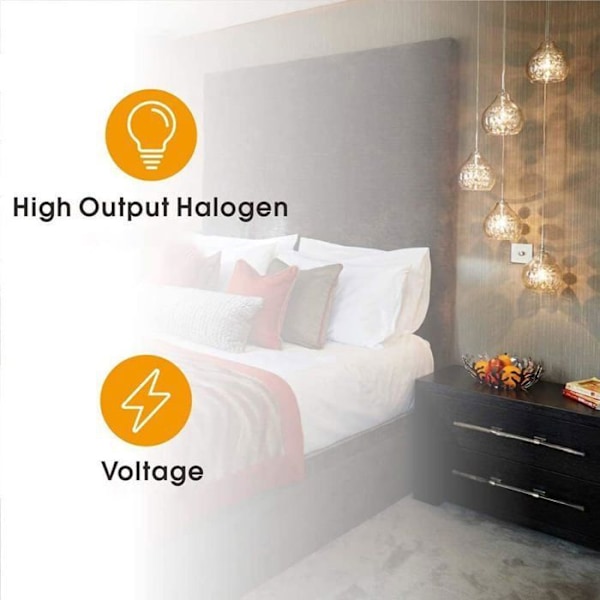 TD® 10 stk G9 Halogenpære 40W Varme Hvid 2800k-3000K Lampe 220V 230V Ny indendørs udendørs belysning