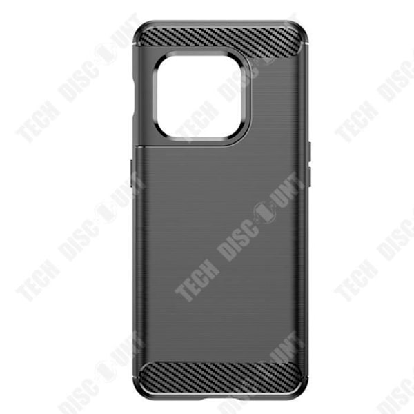 TD® Børstet carbonfiber telefoncase OnePlus10 Pro Blødt silikonecover Komplet beskyttelse mod fingeraftryk