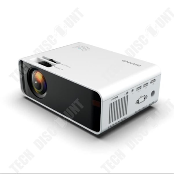 TD® Kannettava kotiprojektori HD 1080, langaton 4K puhelinprojektori