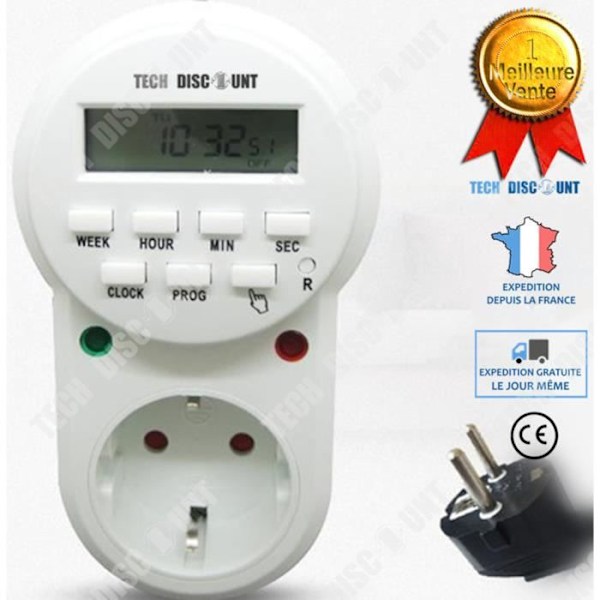 TD® timer digitalt eluttag kök programmerbar mekanisk elektronisk timer trappa nedräkning utomhus