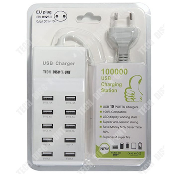 USB TD® 10 porte indlæsningshoved Intelligent genkendelse Stabilitet
