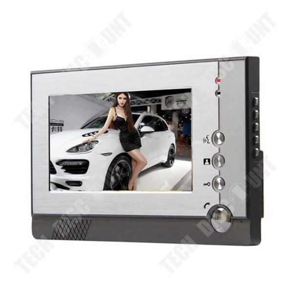 TD® 7-tums videodörrklocka, Night Vision, 700 Line High Definition Video Intercom, regntät