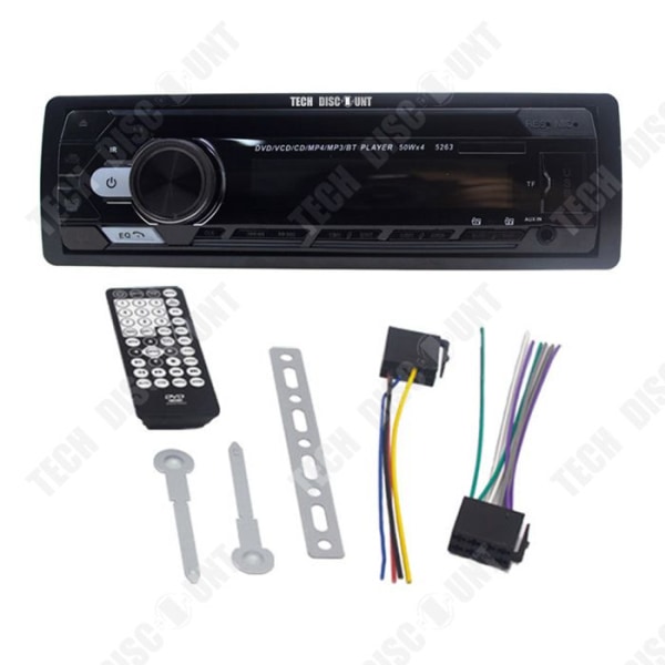 TD® Bluetooth-autoradio CD DVD -soitin 24V MP3 -stereolla, Bluetooth-kädet vapaana autoradio audio auton käyttöön