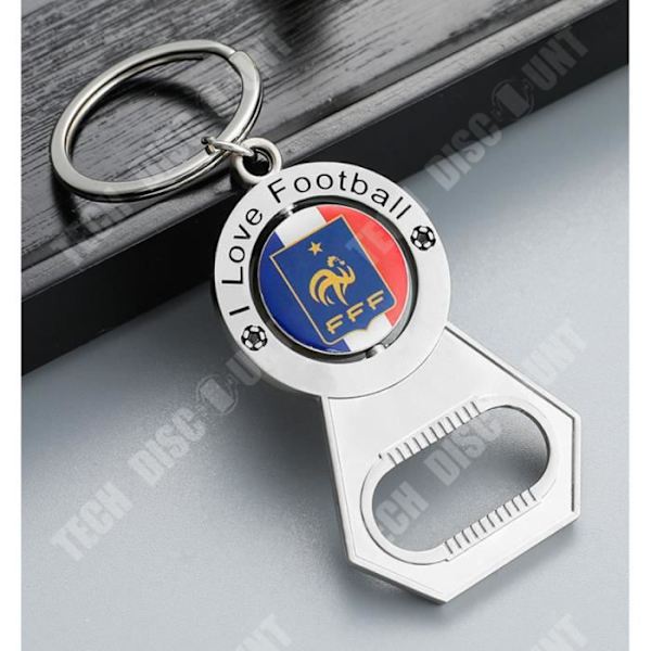 TD® Coupe d'Europe fans nøgleholder fodboldsamling souvenirs nationalt hold emblem nøgleholder proptrækker cad