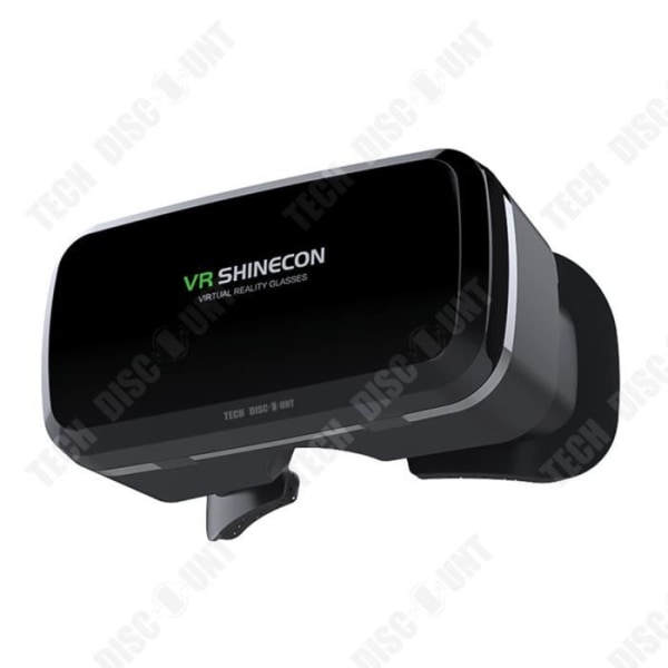 TD® Smart VR-glasögon Svarta Bekvämt huvudfäste Mycket kompatibelt med 3D Reality Gamepad