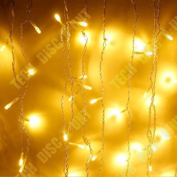 TD® Lysende LED Guirlande Romantisk Dekoration Fest Jul Fødselsdag Aften Varm Hvid