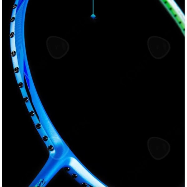 CONFO® badmintonracket helt i kol, ultralätt enkelskott offensiv vuxenracket