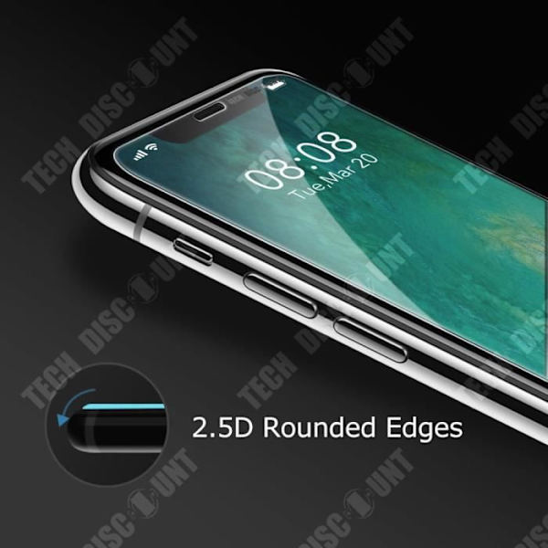 TD® iPhone XS/X:n täyden näytön karkaistu lasi suojakalvo, joustava lasi suoja, kova kestävyys.