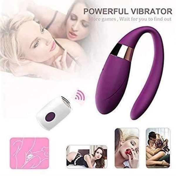 LCD® Vibromasseur til par blødt smil kraftig vandtæt kvindelig onanivibrator af høj kvalitet, 7 hastighedsindstillinger