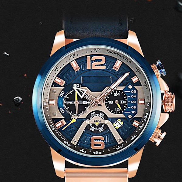 Klocka - TD® - High-end - Sport - 30 m vattentät - Multifunktionell urtavla