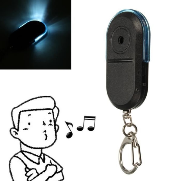NEUFU LED-nyckelringslampa Anti-förlorad Locator Plånbok Whistler Blue