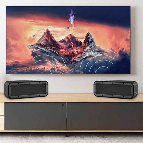 TD® Bluetooth-högtalare 6600mAh Surround Sound Support TF-kort