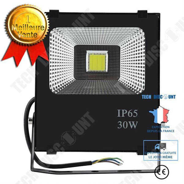 TD® LED Floodlight 30W Utomhus LED Spot Flood Light för trädgård, gård, uteplats, fyrkantig utomhusbelysning