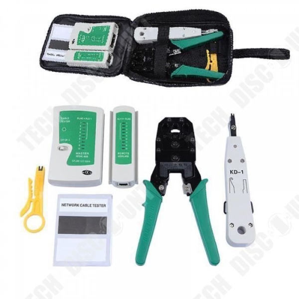 TD® Bærbar Ethernet kabel test kit rj 45 pincet / afblæser rj 11 cat5/cat6 / Ledningsdetektor