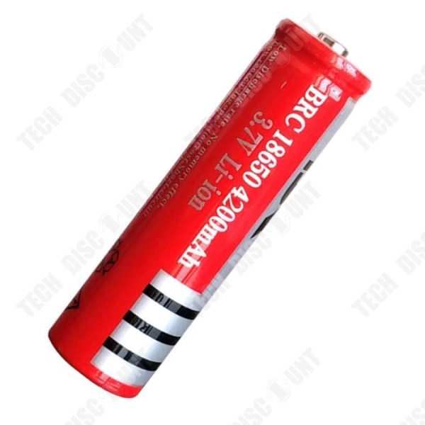 TD® 18650 litiumbatteri BRC4800mAh4,2V liten fläkt bländande ficklampa radio 3,7v uppladdningsbart batteri