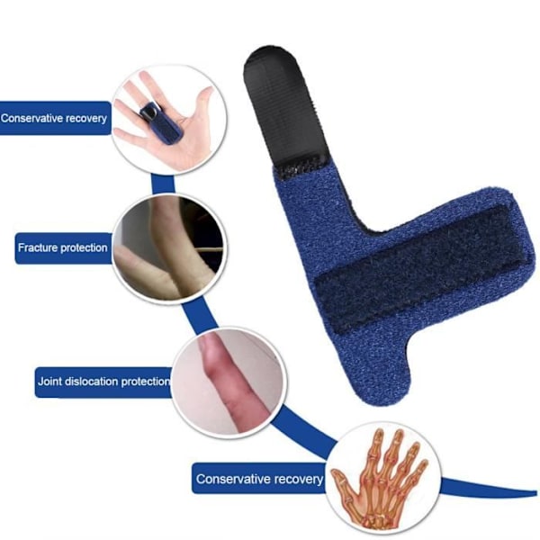 Finger splint - ZJCHAO - Adjustable - Finger protection - Fracture fixation - Blue