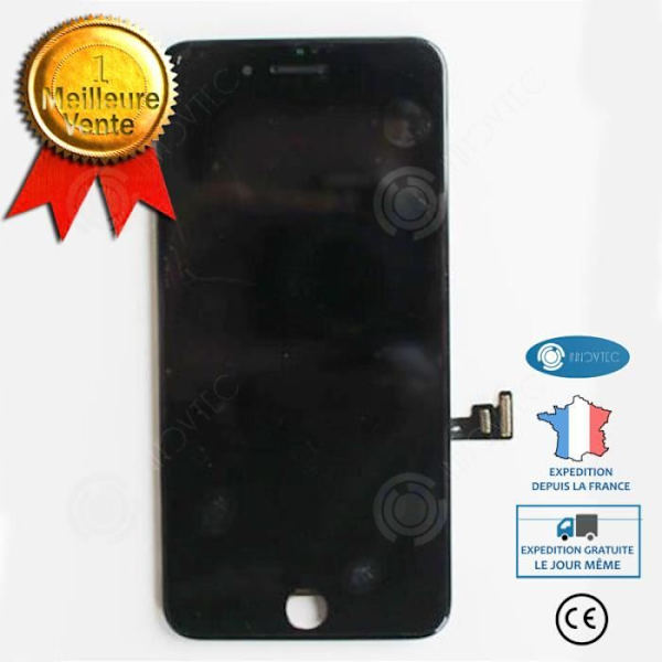 I® Apple iPhone 7P LCD-touchskærm i høj opløsning, sort skærmassembly med høj følsomhed