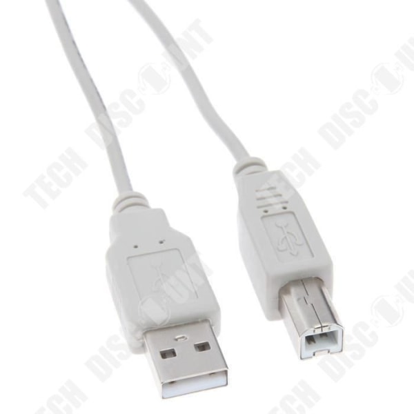 USB 2.0 skrivarkabel - TECH DISCOUNT - 1.8m - A hane/B hane