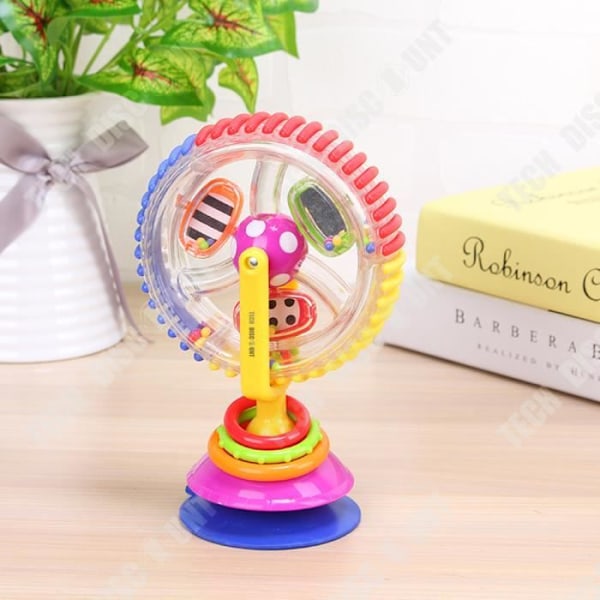 Utbildningsleksak - TD® - Babysnurrhjul - Flerfärgad - 17cm - 10cm snurrande platta Flerfärgad