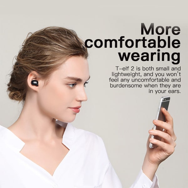 Bluetooth 5.0 Mini langattomat urheilukuulokkeet nopea latauslaatikko vesitiiviit sisäkorvakuulokkeet