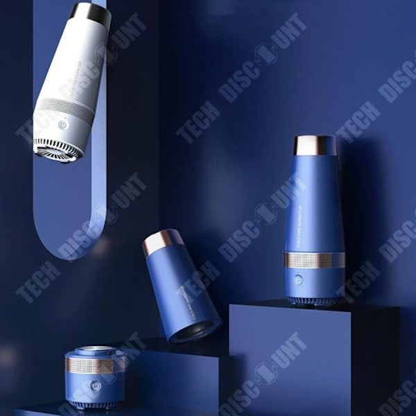 TD® Bärbar USB Isoleringskopp Kylning Smart Cup Kylning Varm Hem Bil Isoleringskopp Rostfri stålmugg