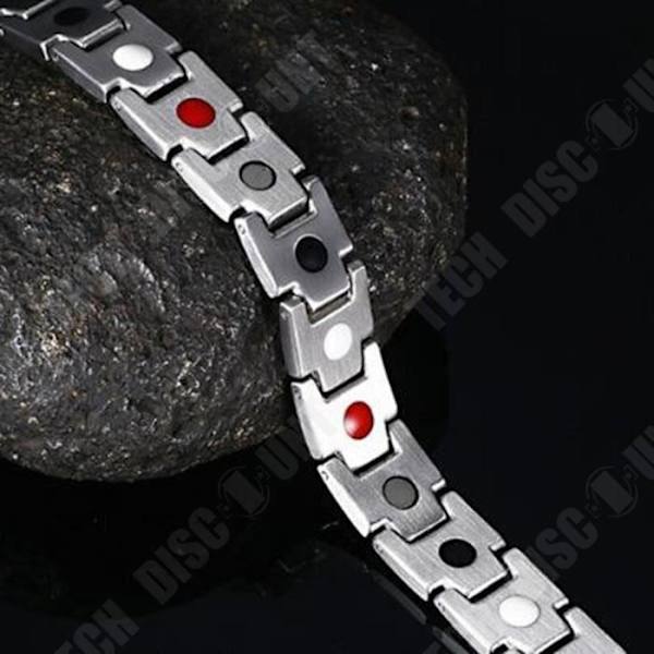 Armband - TD® - Man - Titanstål - 12mm bredd - 21cm längd svart guld