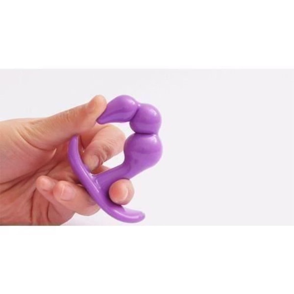 Sextoy - X1@sex - Analsexmassager - Silikon - Lila - För Vuxna