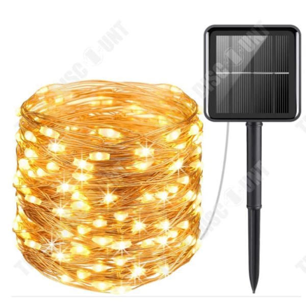 TD® LED String Lights 5-10-20-30-40-50M Solar String Lights Copper Wire Fairy Lights - Modell: Blue 50M 500LED