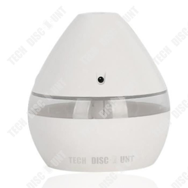 TD® Dubbelknapp USB Aroma Diffuser med Nattljus Mini Desktop Luftfuktare Hemmakontor Bil Luftfuktare