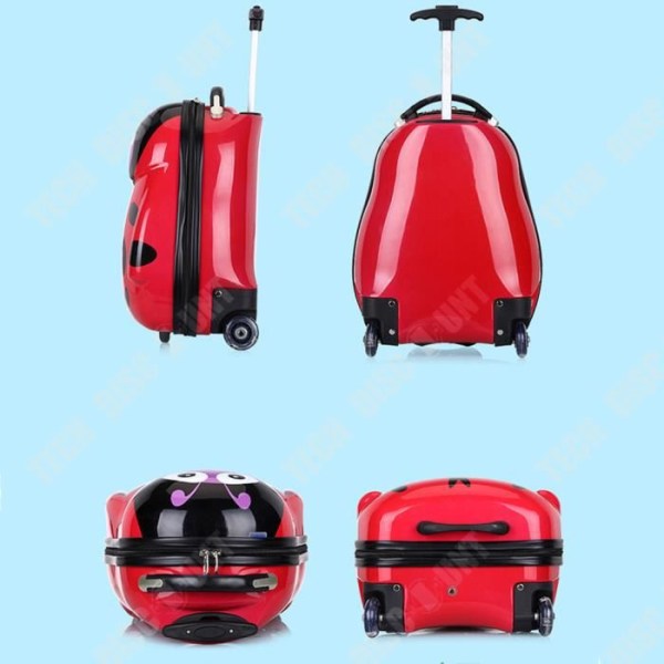 TD® vagnfodral för barn män och kvinnor tecknat bagage vattentätt slitstark liten nyckelpiga resväska