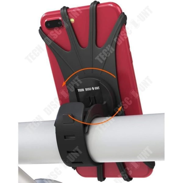 TD® cykelfäste universal silikonmaterial 360 grader roterbart
