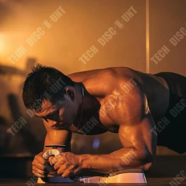TD® Home platt stödtränare manlig och kvinnlig bodybuilding buken core träning justerbar vinkel LCD-skärm timer