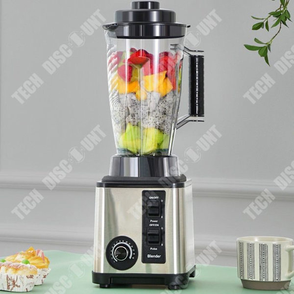 TD® Saftpresser 3L Stor kapacitet Multifunktionel saftpresser Kødsliber Blender 3-i-1.