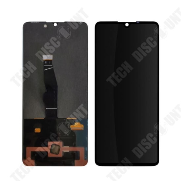TD® Telefonskärm för Huawei P30 TFT LCD + Touch Monterad - Svart
