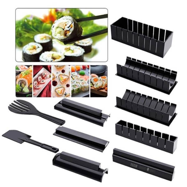 Ostin sushityökalu TD® 10 kappaletta Turvallinen ja kestävä DIY-sushi-rullauskone